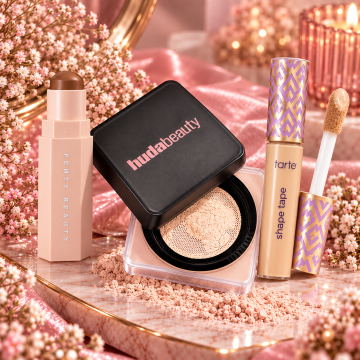 Flawless Trio – Fenty Beauty × Huda Beauty × Tarte
