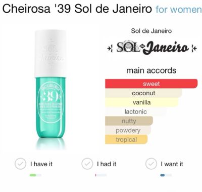 Sol de Janeiro Cheirosa 39 Perfume Mist (90 ml)