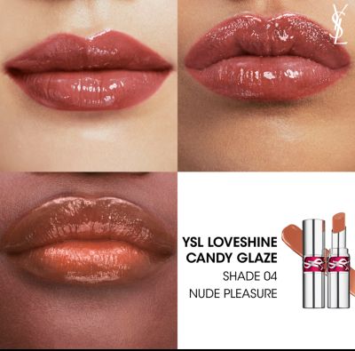 YSL Candy Glaze 4B Nude Pleasure 