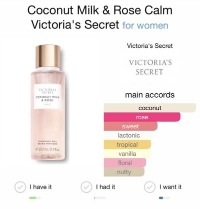 Victoria’s Secret Coconut Milk & Rose – Body Mist