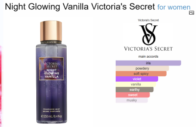 Victoria’s Secret- Glowing Vanilla